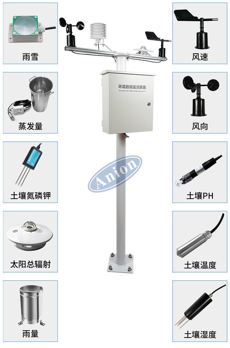 土壤墑情監(jiān)測站配置土壤溫濕度傳感器，耐腐蝕、抗氧化、抗風(fēng)